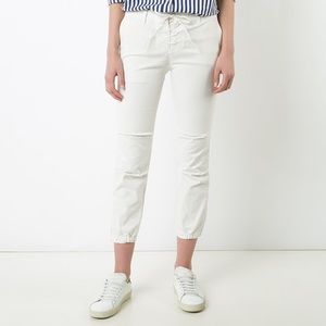 Nili Lotan lace up chino pants